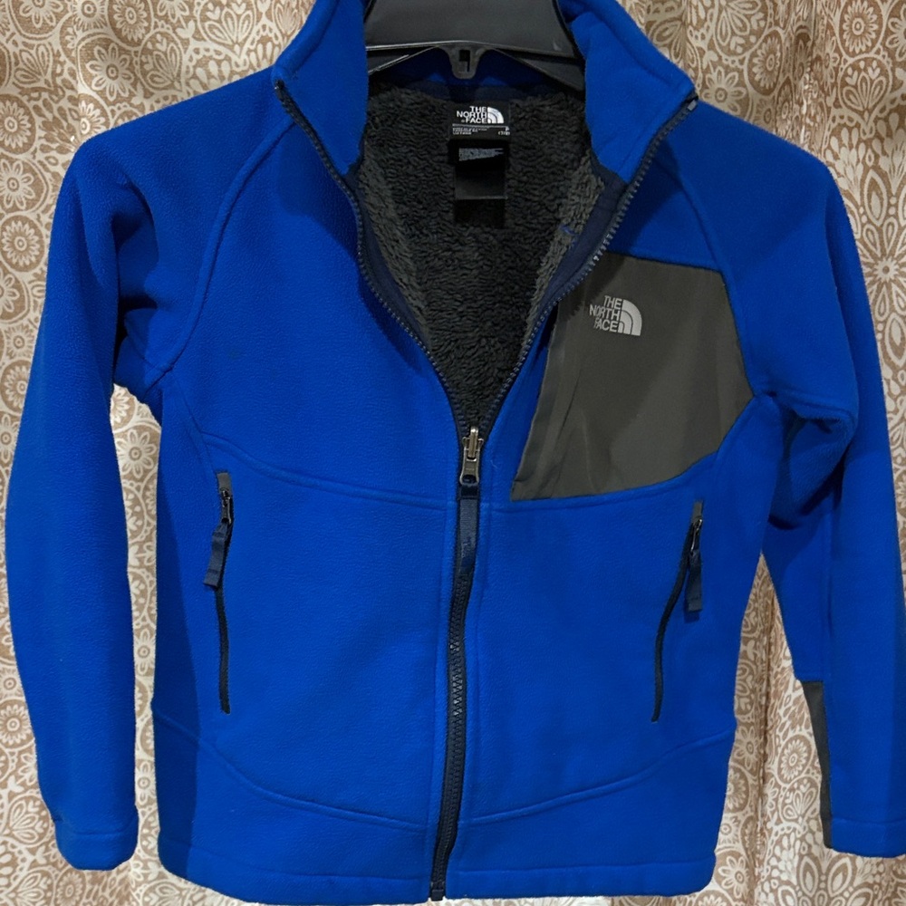 The North Face Royal Blue Jacket with Charcoal Accents